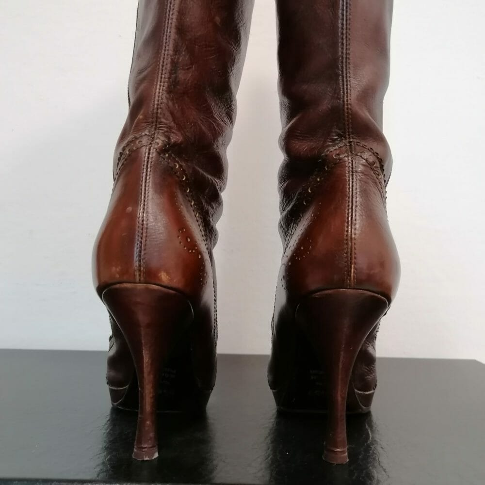 Nebuloni per Flavio Zanasca stivali di pelle - immagine 10