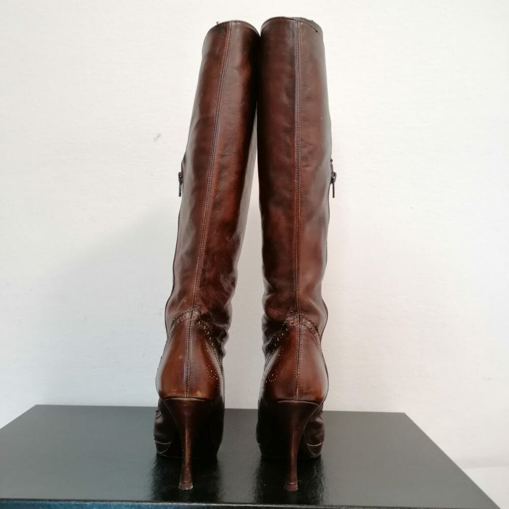 Nebuloni per Flavio Zanasca stivali di pelle - immagine 9