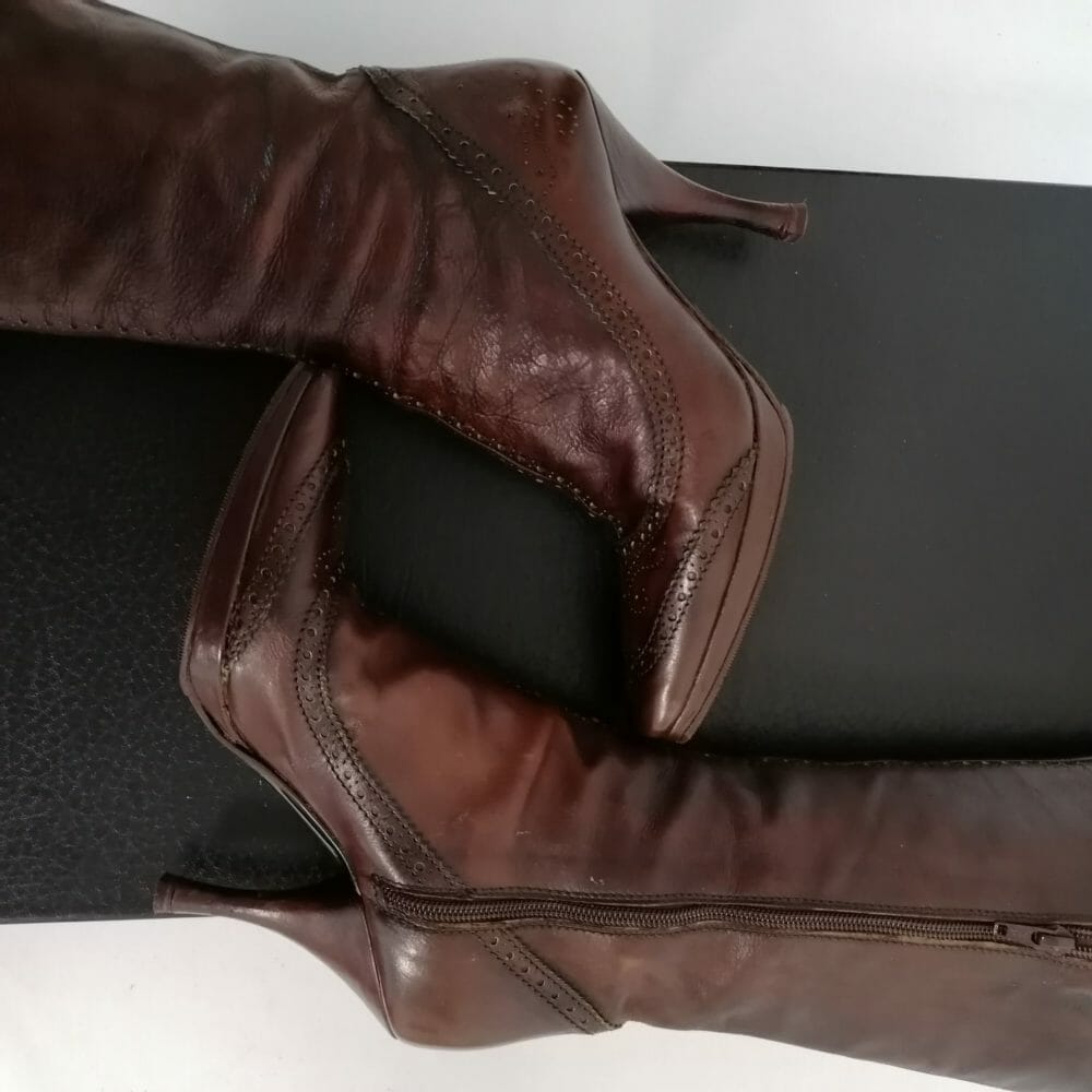 Nebuloni per Flavio Zanasca stivali di pelle - immagine 6