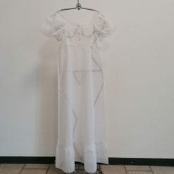 camicia da notte vintage ricamata a mano