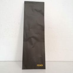 fendi cravatta in seta nuova con cartellino