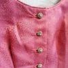 vestito handmade tirolese rosa