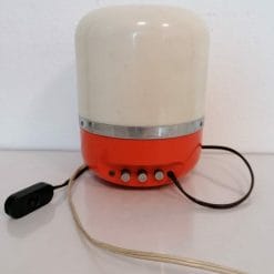 Radio lampada vintage Europhon anni 70, design Adriano Rampoldi