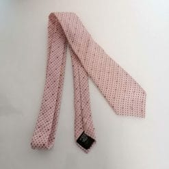 fendi cravatta di seta rosa