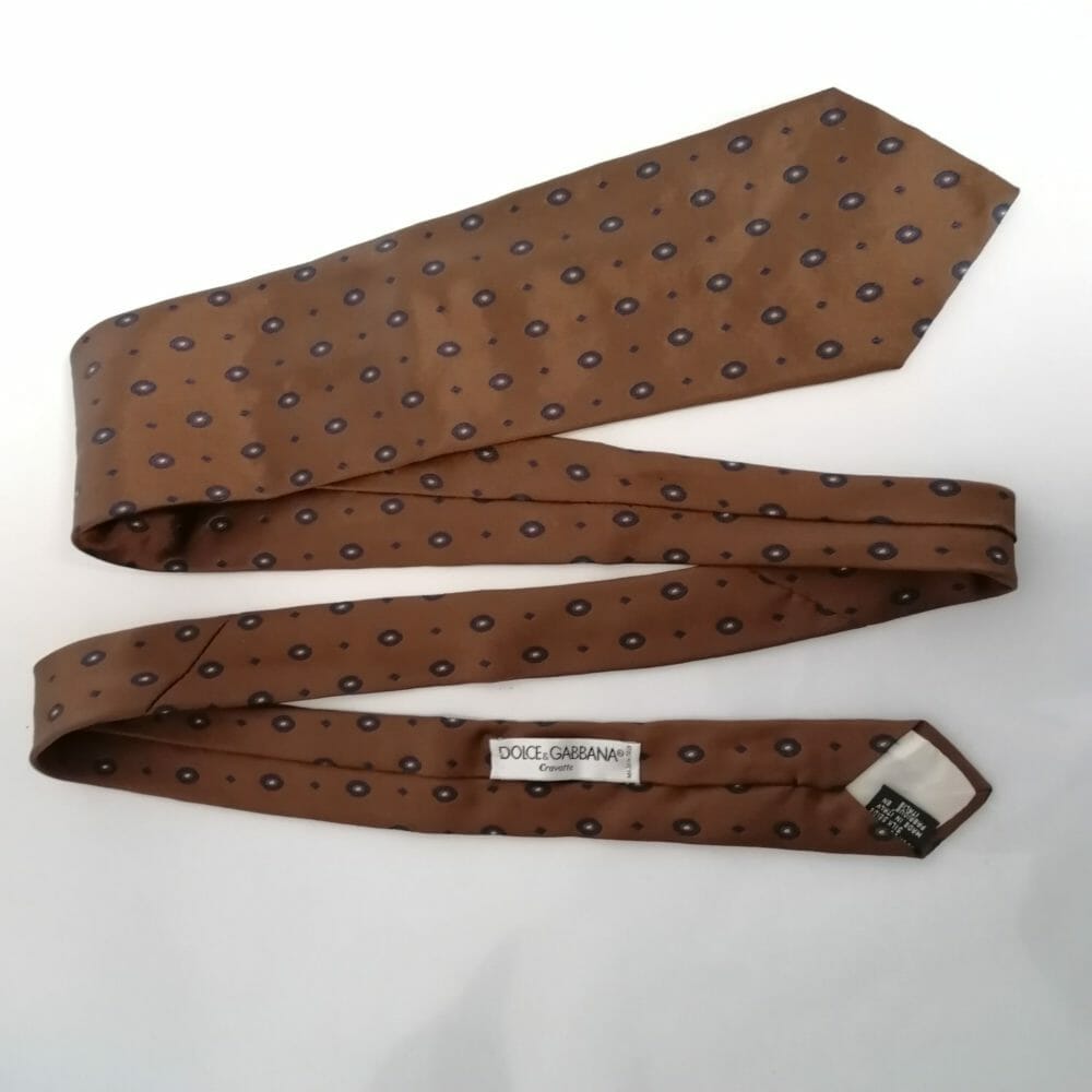 dolce % gabbana cravatta con pinup