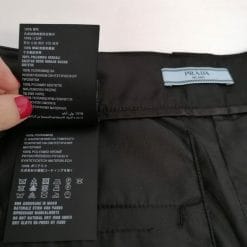 prada gonna idrorepellente nera