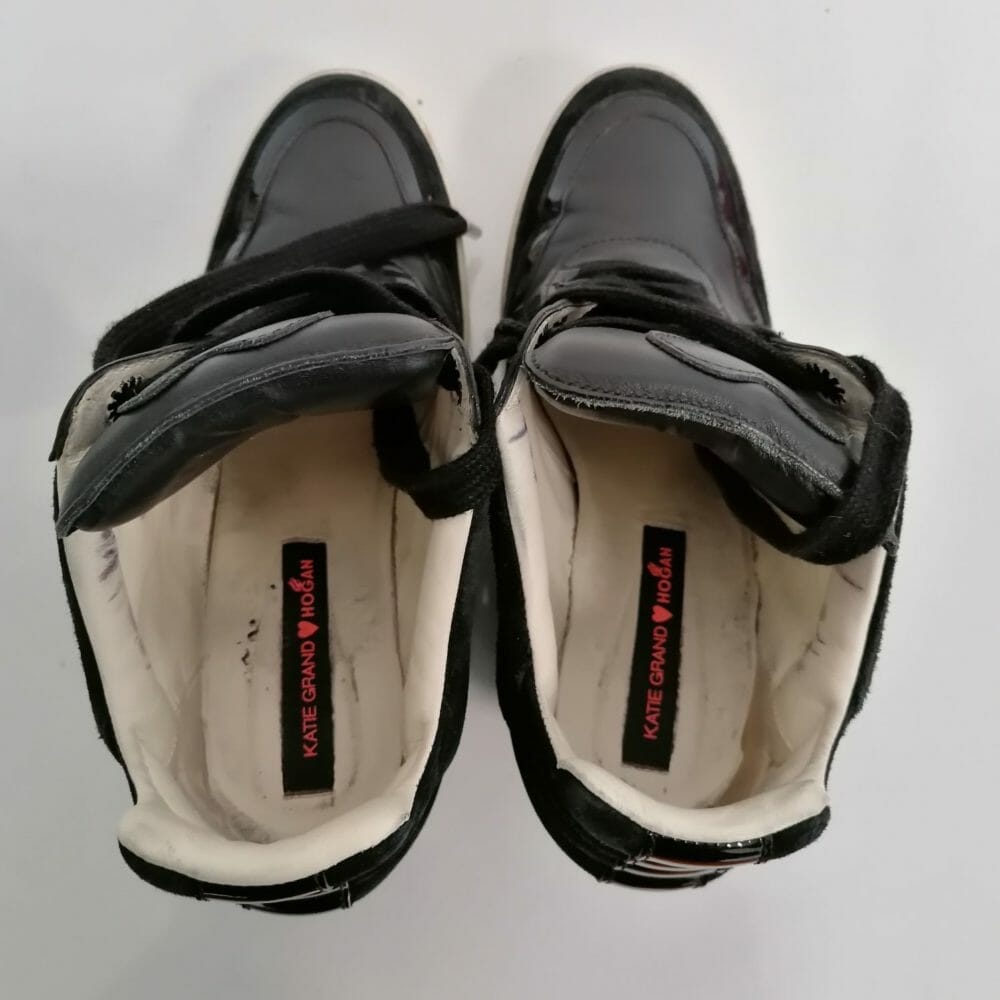 Hogan con zeppa, vernice e cuori - immagine 7