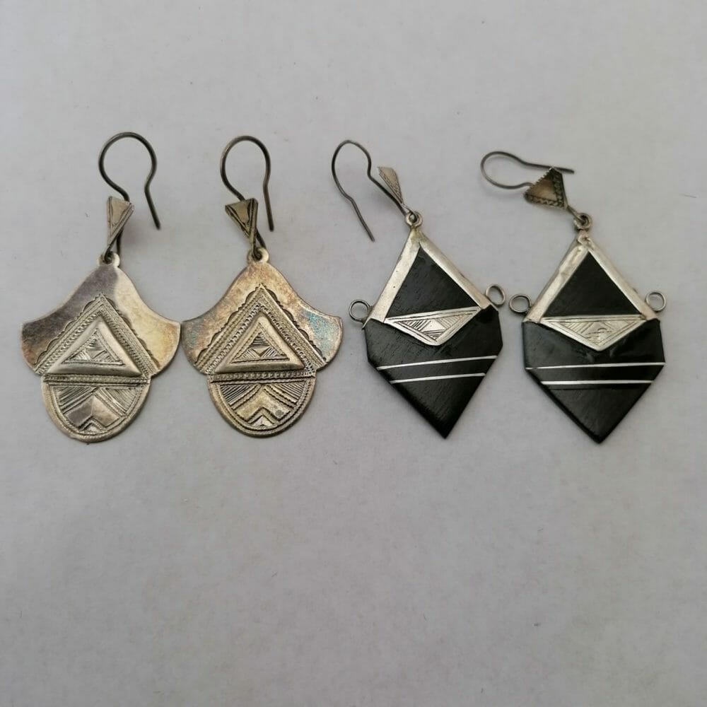 Orecchini solidali in argento e legno - immagine 6