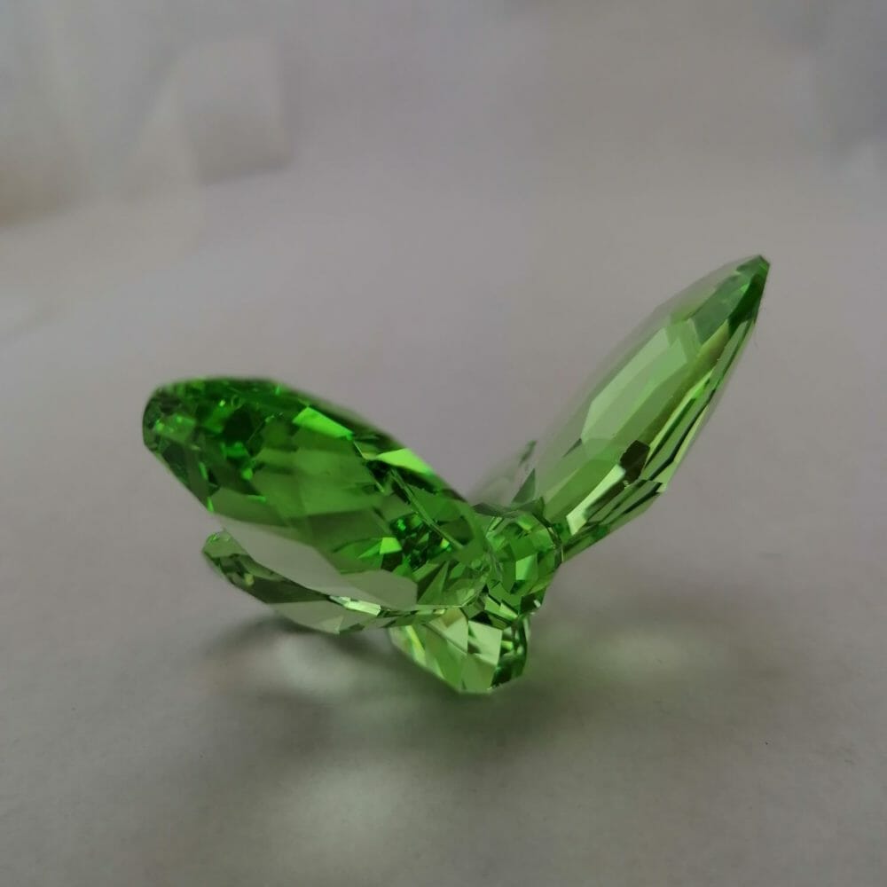 Swarovski, farfalla di cristallo verde - immagine 4