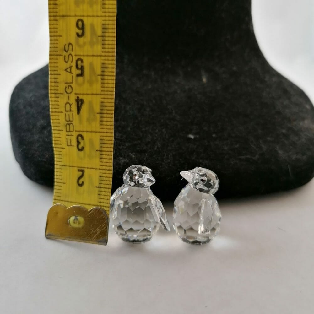 Swarovski, coppia di pinguini