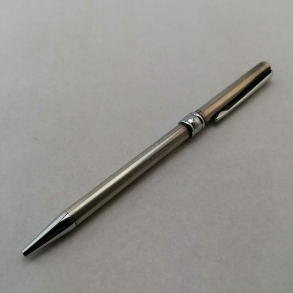 Penna a sfera Aurora in argento - immagine 2