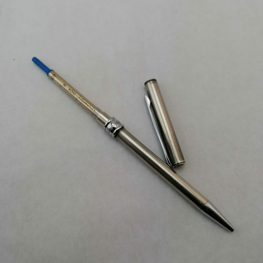 Penna a sfera Aurora in argento - immagine 3