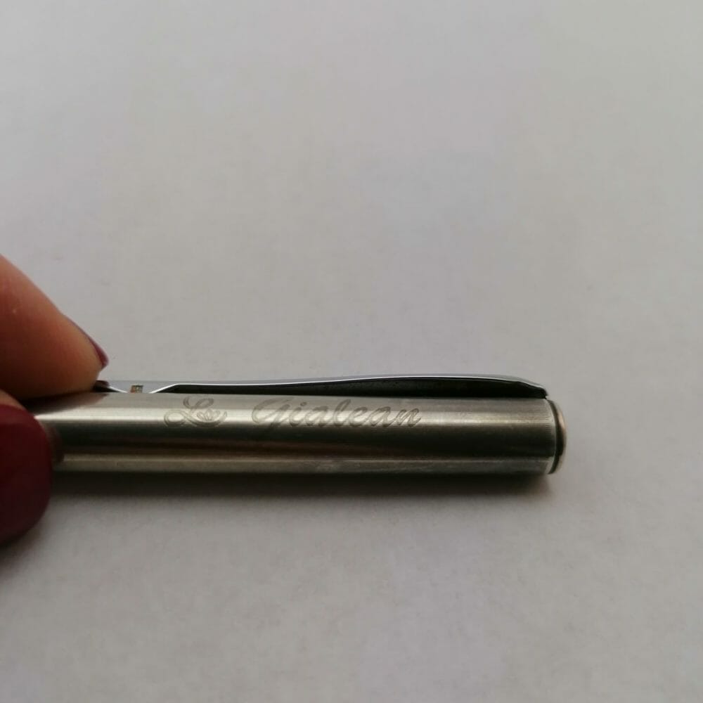 Penna a sfera Aurora in argento - immagine 6