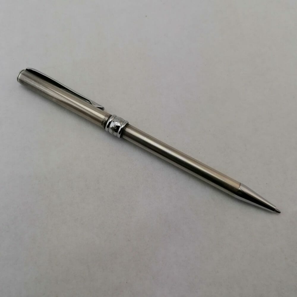 Penna a sfera Aurora in argento - immagine 7