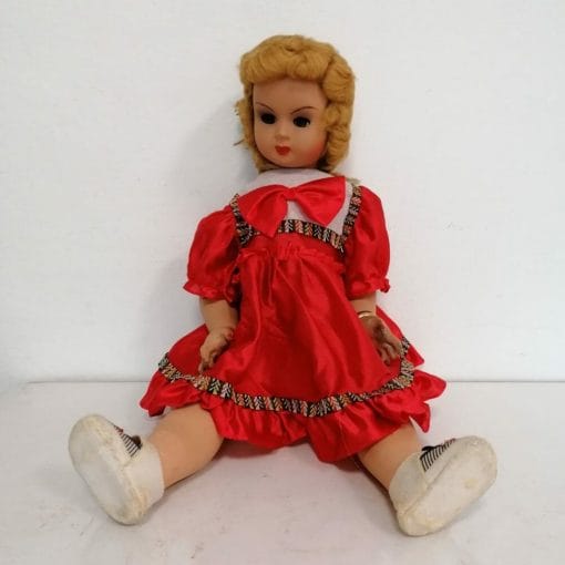 bambola da collezione in celluloide anni 50