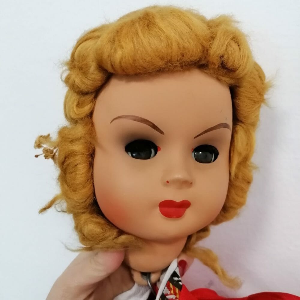 Bambola in celluloide anni 50 - immagine 2