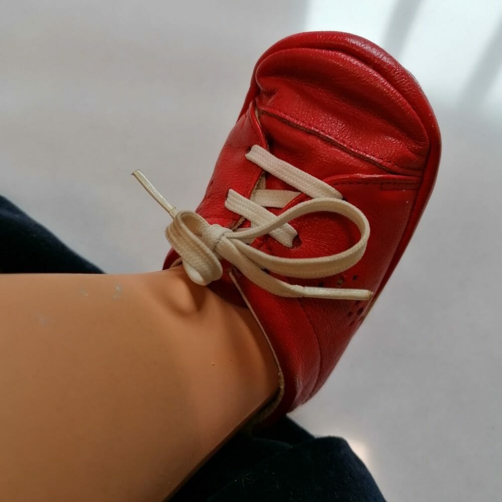 Bambola da riparare in celluloide anni 50 - immagine 4