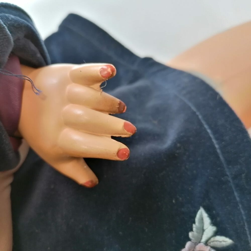 Bambola da riparare in celluloide anni 50 - immagine 7