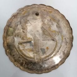 piatto decorativo metallo egitto