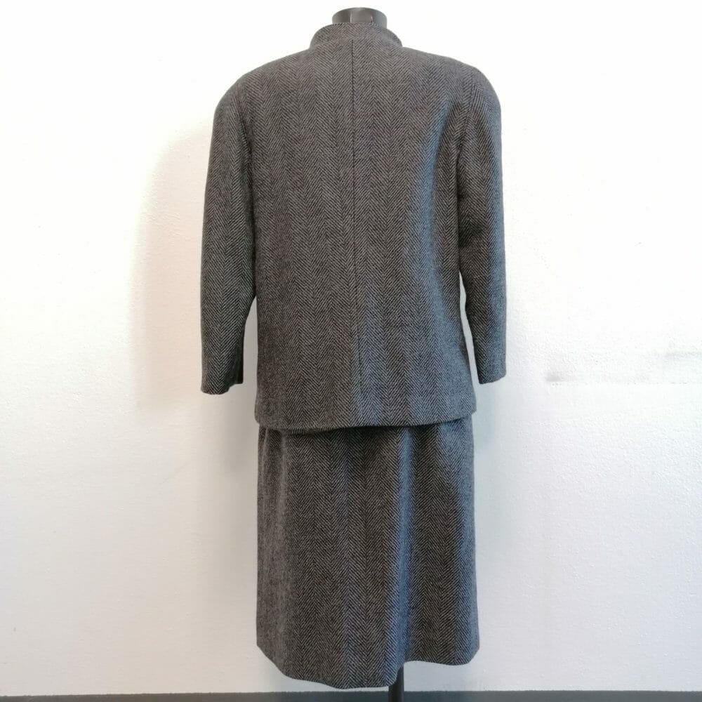 Anni 80, completo tailleur spigato - immagine 4