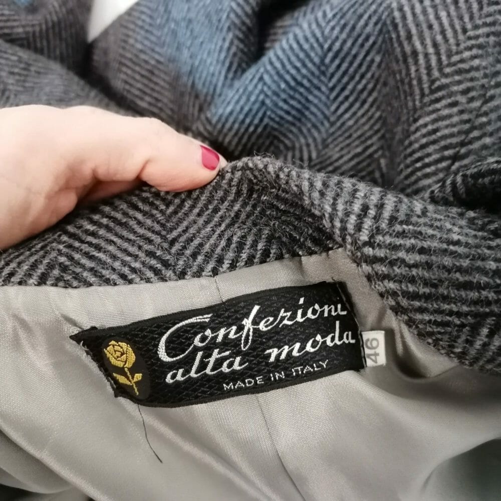 Anni 80, completo tailleur spigato - immagine 6