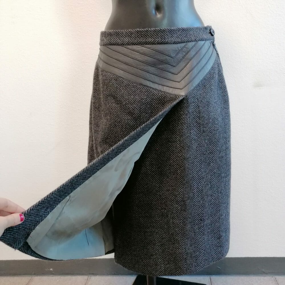 Anni 80, completo tailleur spigato - immagine 8