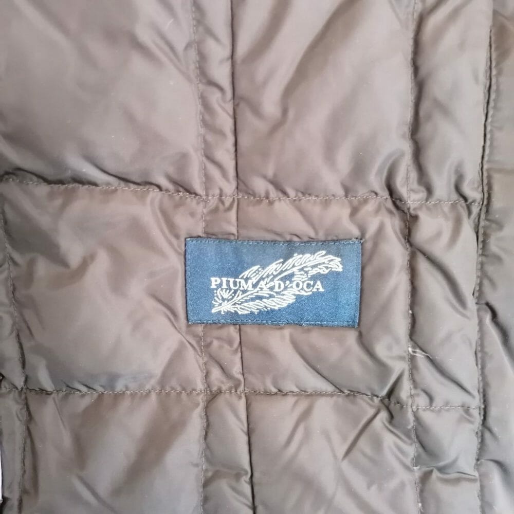 marina yachting piumino marrone