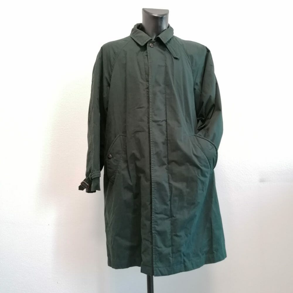 missoni uomo trench imbottito verde
