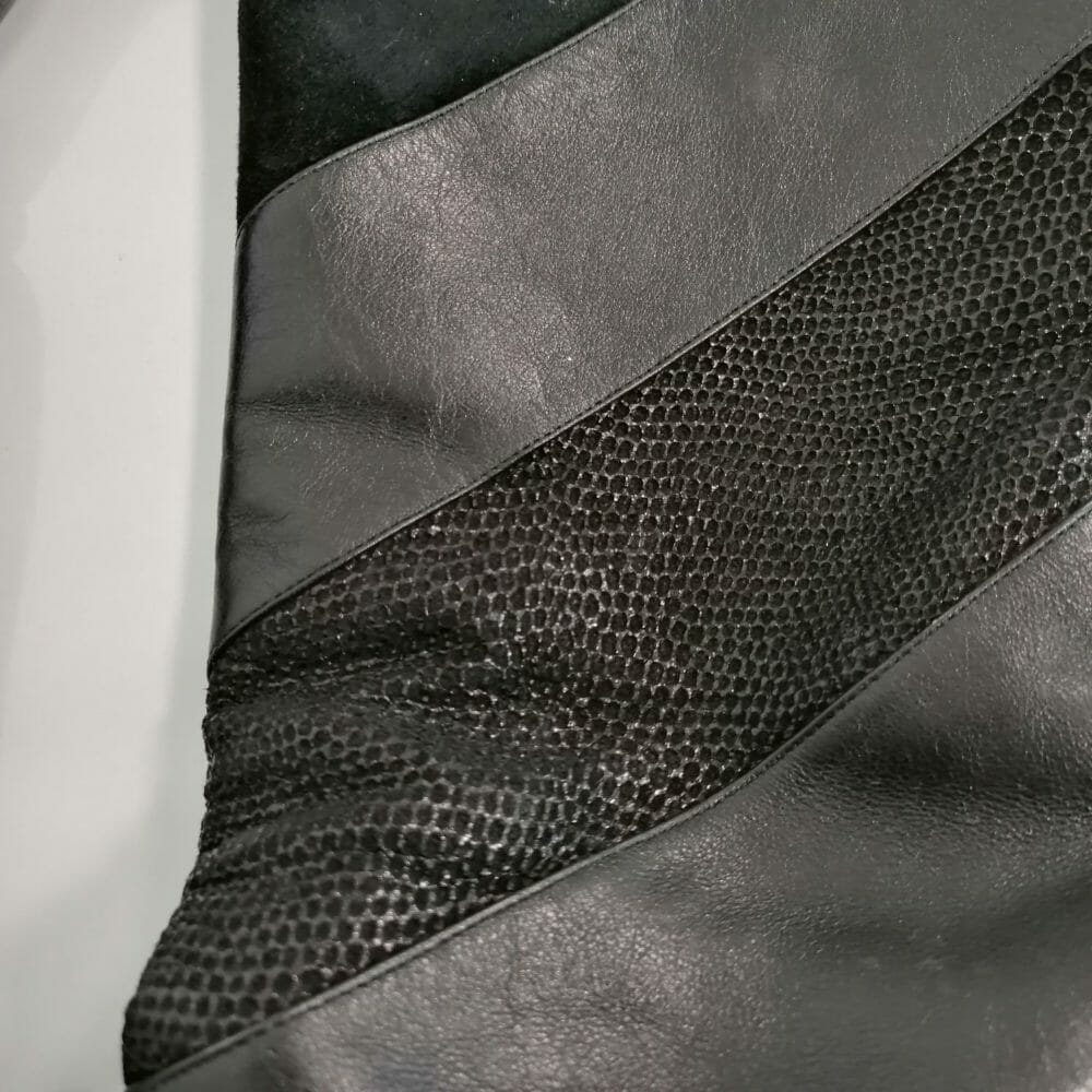 Stivali in pelle tacco 5 cm - immagine 2