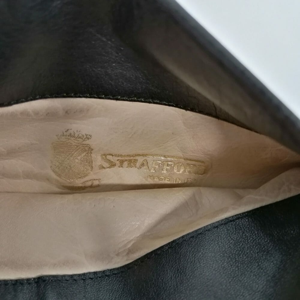 stivali in pelle tacco quadrato