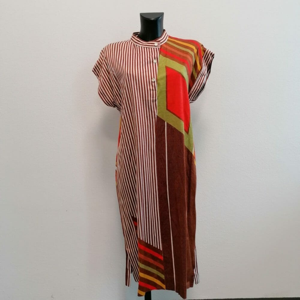 abito vintage dritto coloratissimo