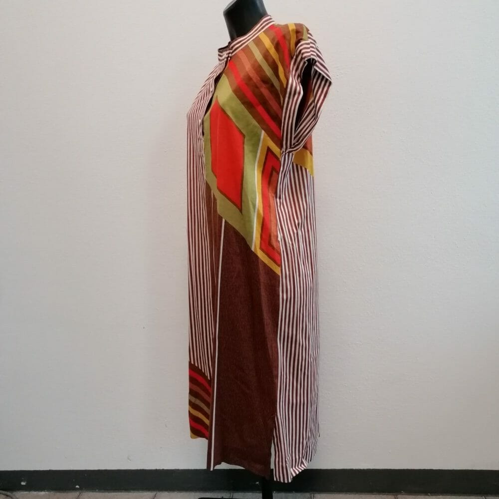 Abito vintage patchwork - immagine 5