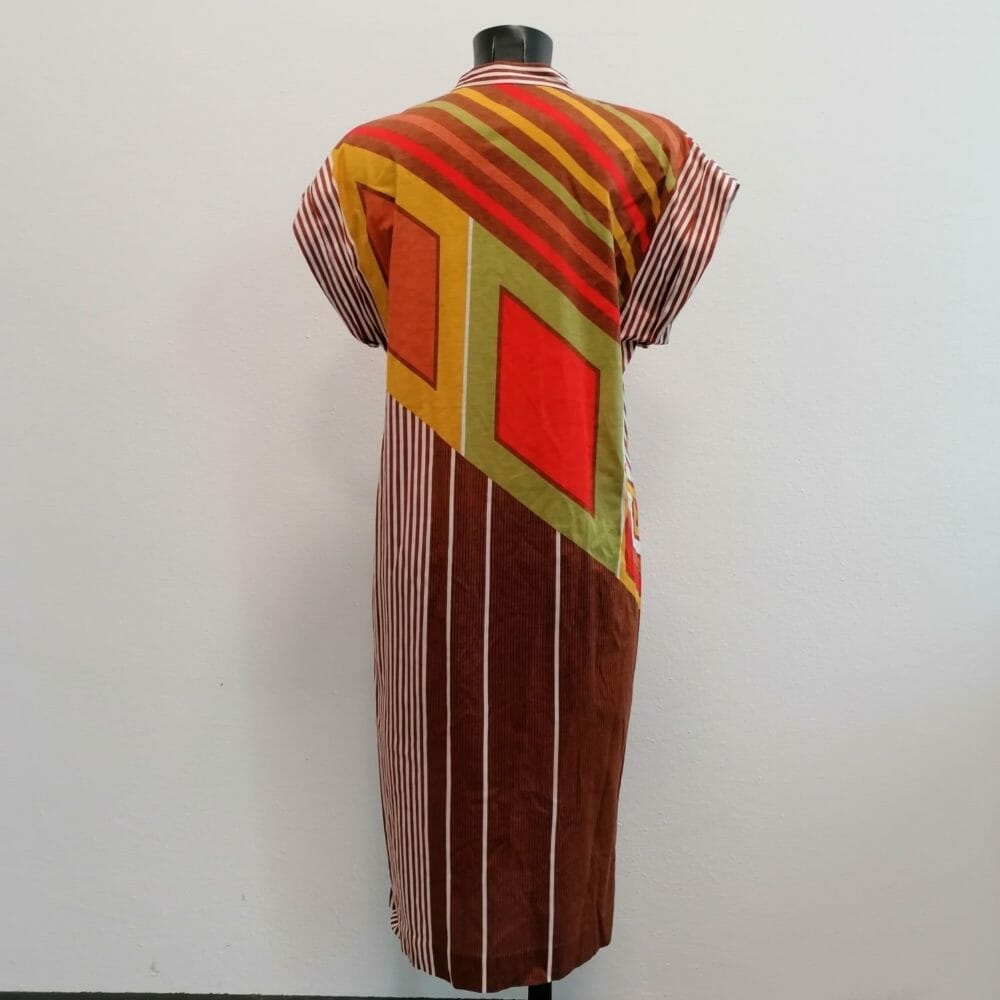 Abito vintage patchwork - immagine 4