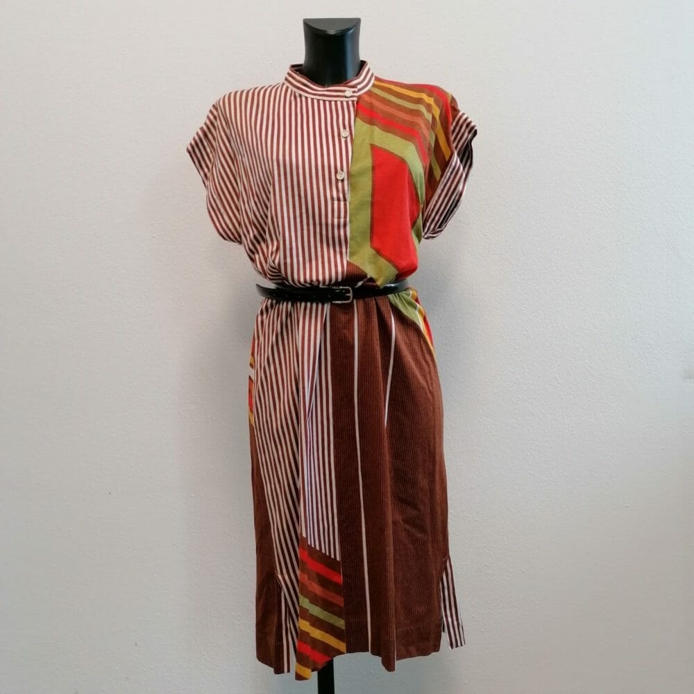 abito vintage dritto coloratissimo