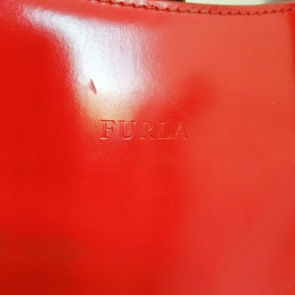 Furla borsa rossa lucida - immagine 4