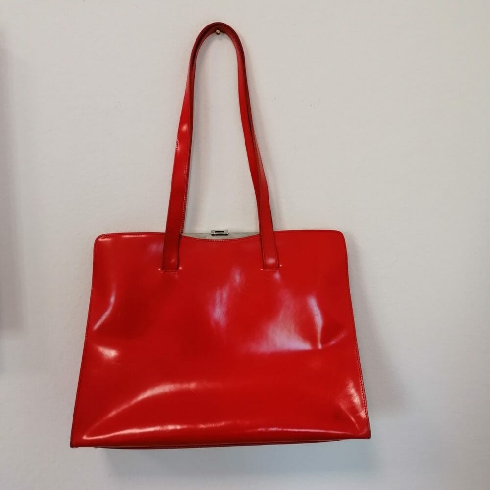 Furla borsa rossa lucida - immagine 3