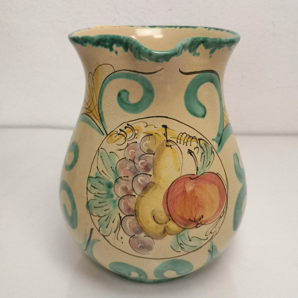 Varsallona Caltagirone, brocca e bicchieri - immagine 2