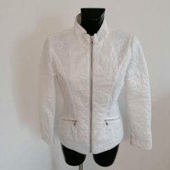 roccobarocco giacca corta bianca