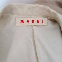 marni blazer oro