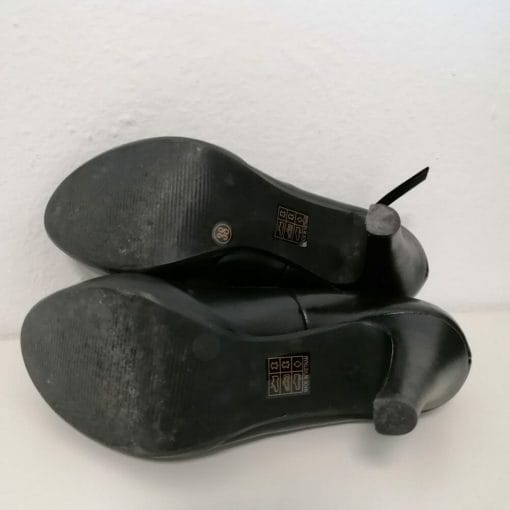 bagatt scarpe nere in pelle tacco 10