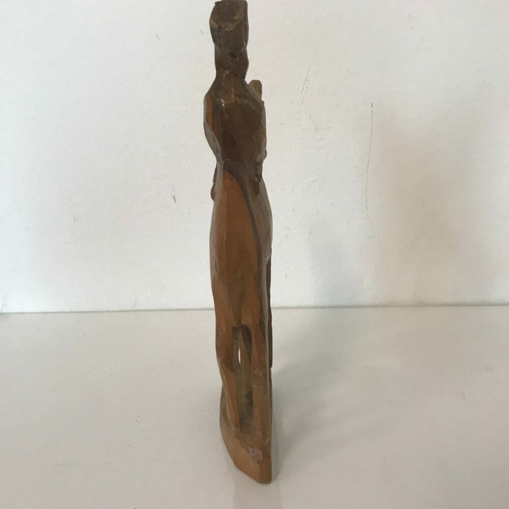Figurine in legno, cammelli, artigianato anni 80 - immagine 4