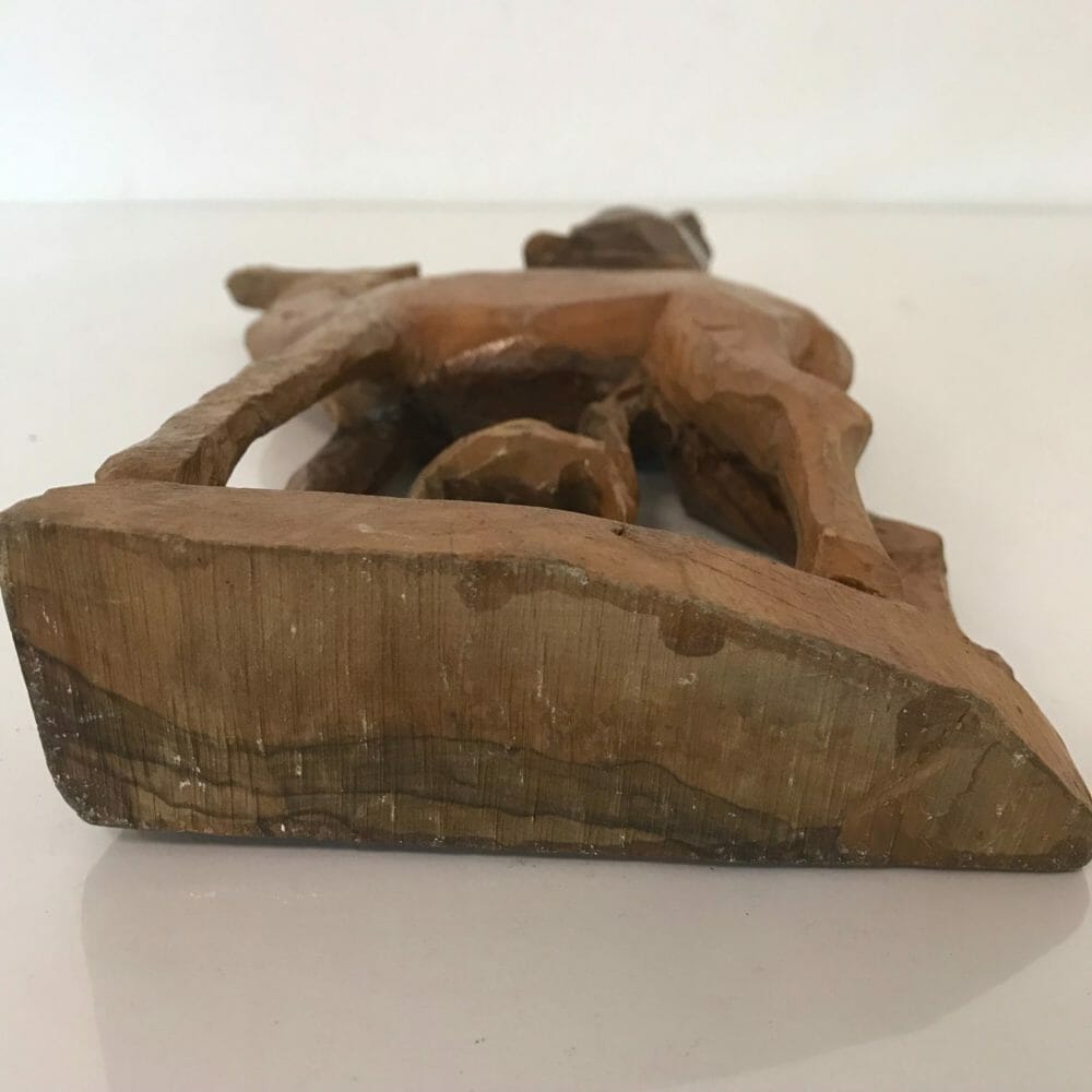 Figurine in legno, cammelli, artigianato anni 80 - immagine 8