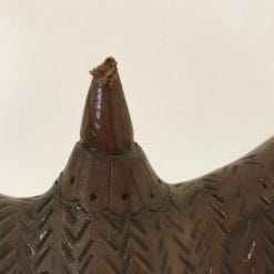 figurine in legno pregiato, cammelli, arte vintage anni 80