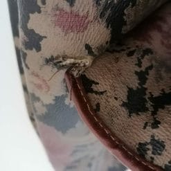 i santi borsa in pelle stampata intage