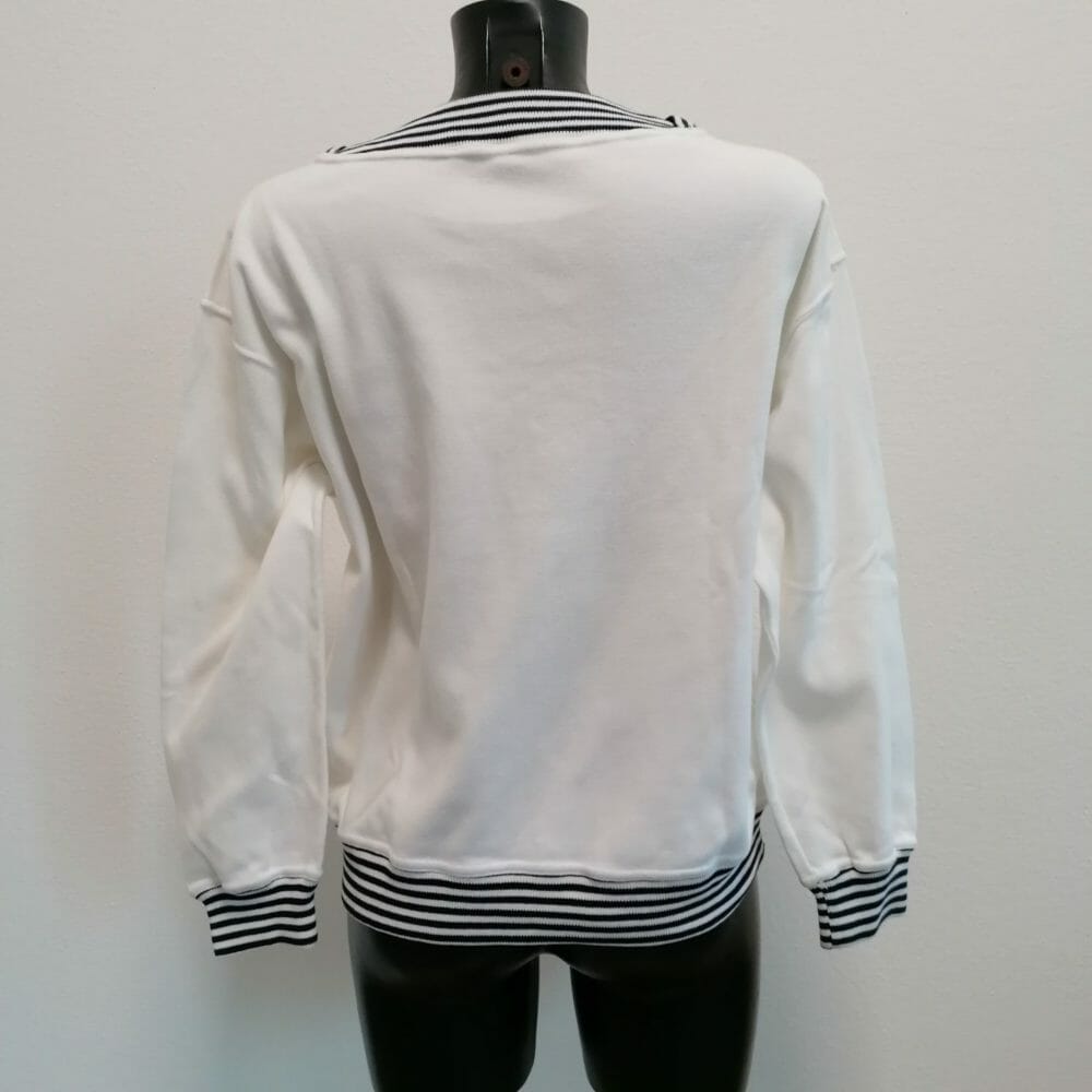 Krizia Jeans Felpa bianca - immagine 4