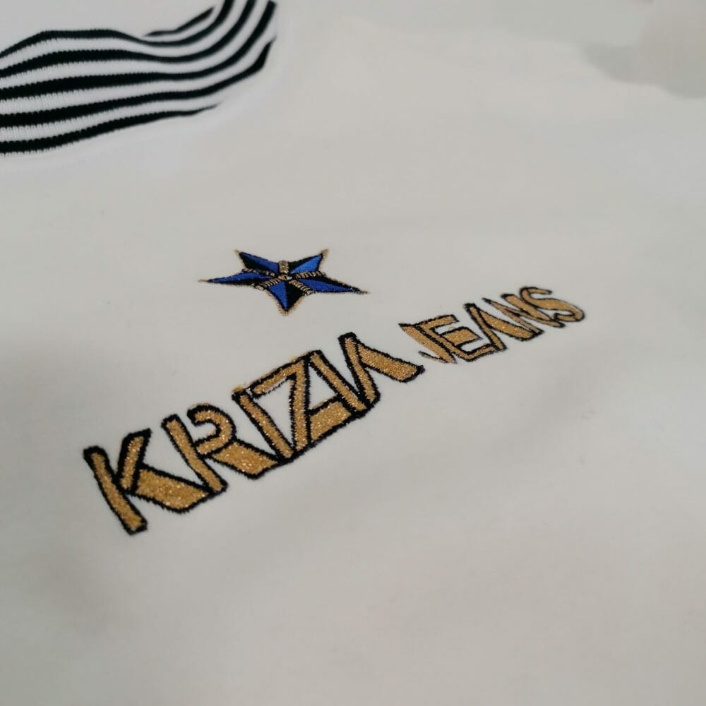 krizia jeans felpa bianca