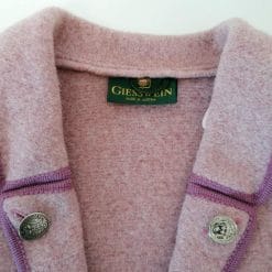 giesswein giacca di lana rosa