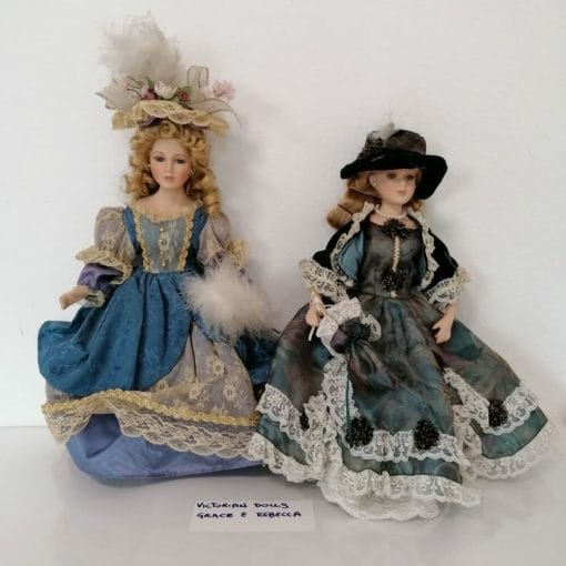 lotto bambole da collezione victorian dolls