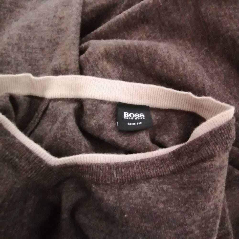 Hugo Boss maglione leggero marrone - immagine 5