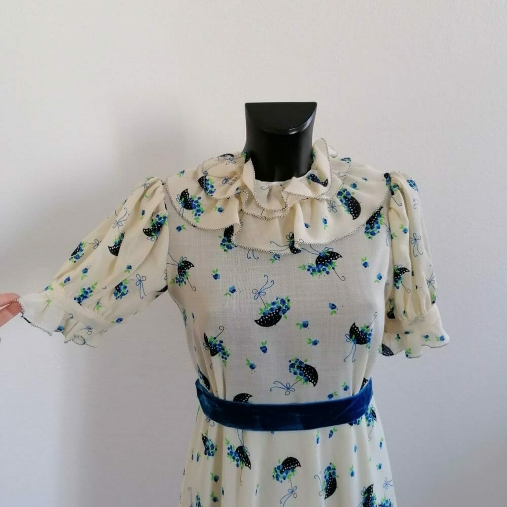 Abito handmade sartoriale anni 60 - immagine 3